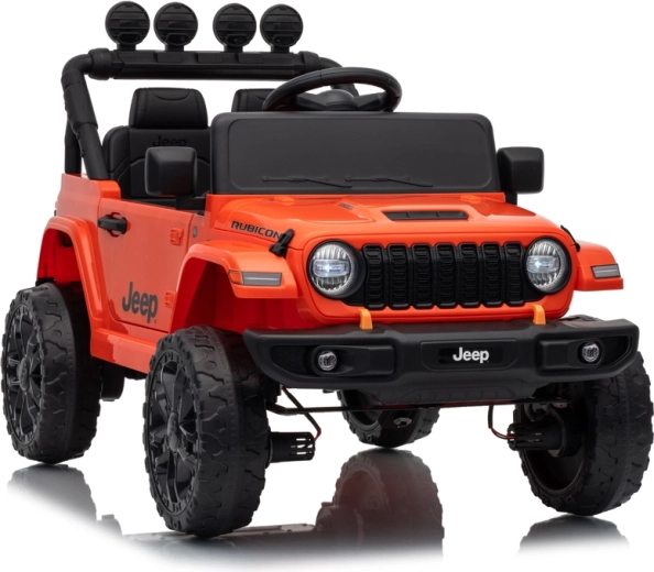 Elektrisk børnebil Jeep Rubicon 24 V i orange