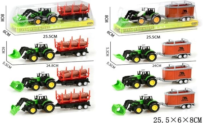 Traktor med anhænger til børn