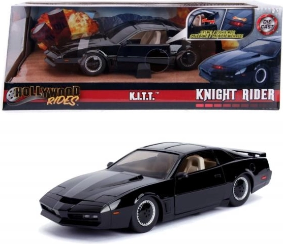 metalmodel af bil KNIGHT RIDER KITT 1:24