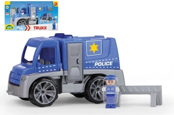 Politilastbil med figur 29 cm