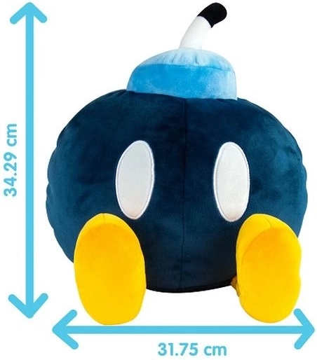 TOMY Mocchi-Mocchi plysfigur Super Mario Bob-omb