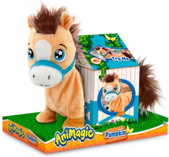 Interaktivt plys hest Pumpkin