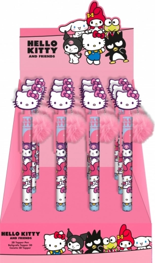 Kuglepen med Hello Kitty-topper – 1 stk.
