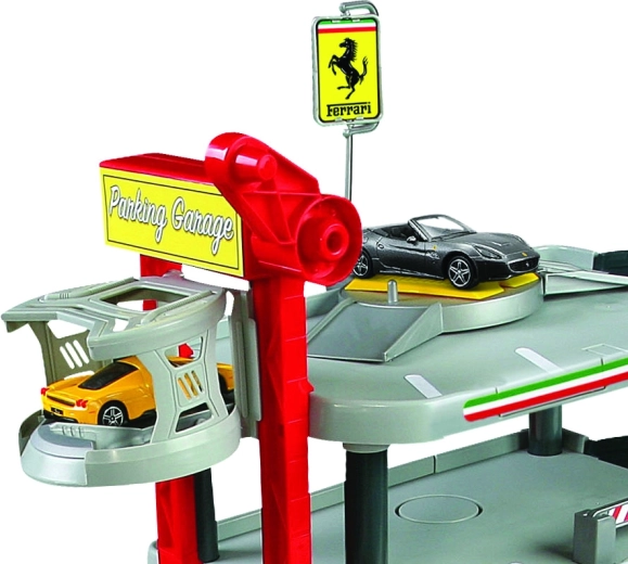 Tre etager med action og parkering