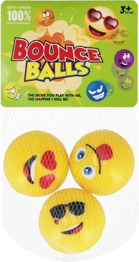 Sæt med gummibolde 3 stk.