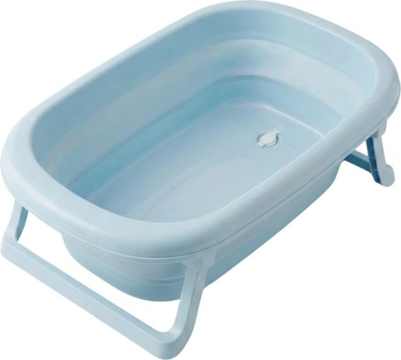 Sammenklappelig plastik babybadekar TEGA BABY blå