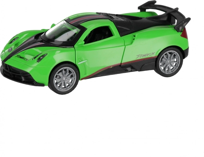 Sportsligt design med markant spoiler