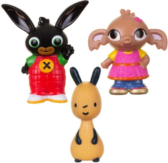 Sæt med figurer af Bing og venner - Bing, Flop, Sula