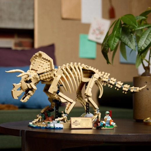Sokkel, navneskilt og samleobjekter fra Jurassic Park