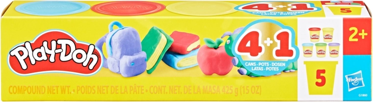 Play-Doh sæt modellervoks 5 bøtter