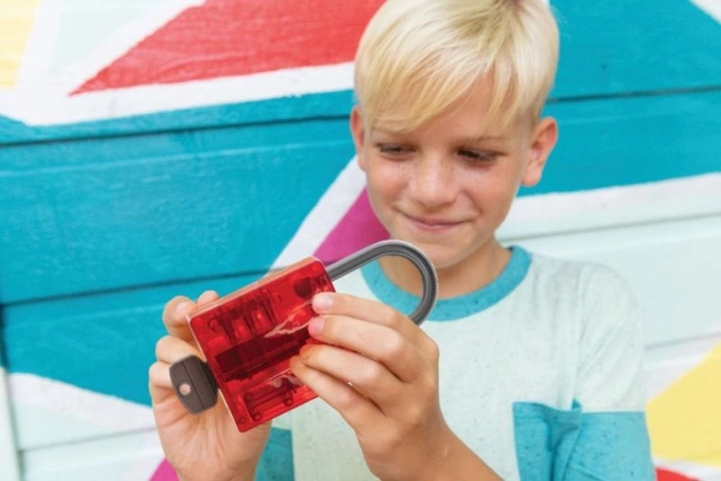 KidzLabs Stor gennemsigtig hængelås