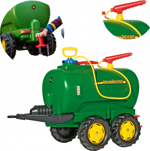 John Deere-cisterne til børn med pumpe
