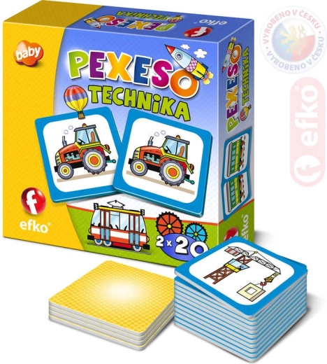 Efko baby pexeso – teknik og transportmidler