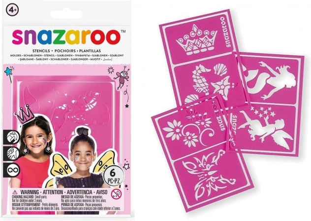 SNAZAROO ansigtsmaleskabeloner 6 stk. – Fantasy