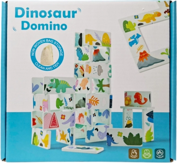 Trædomino – dinosaurer
