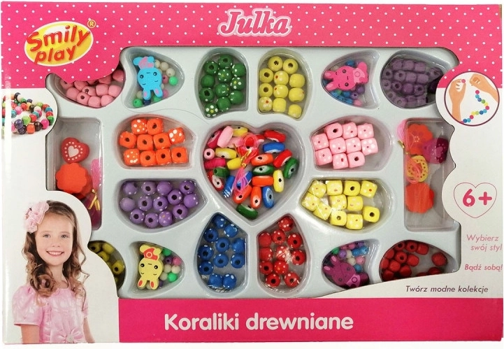 Sæt med træperler