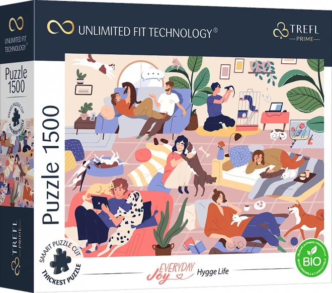Puzzle TREFL UFT Everyday Joy – det bekvemme liv, 1500 brikker