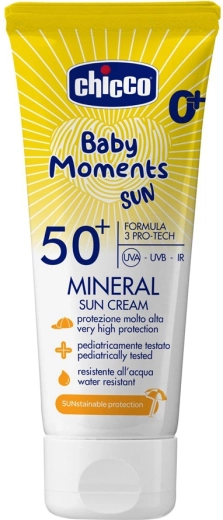 Chicco mineral solcreme til børn SPF 50+ 75 ml