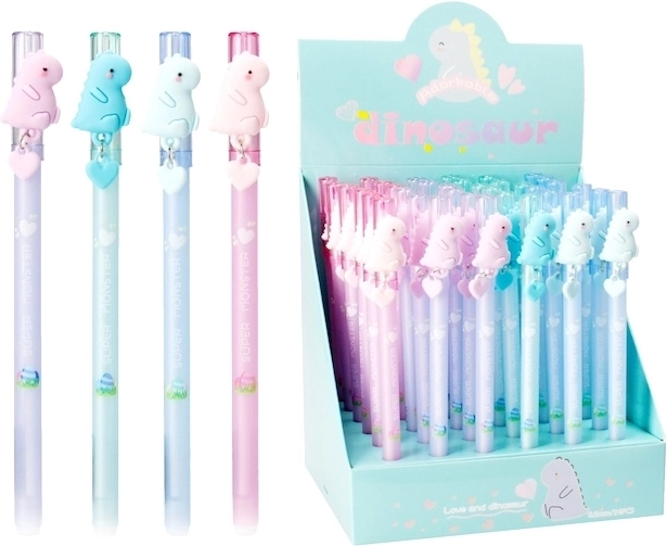 Sletbart gelpen med dinosaur