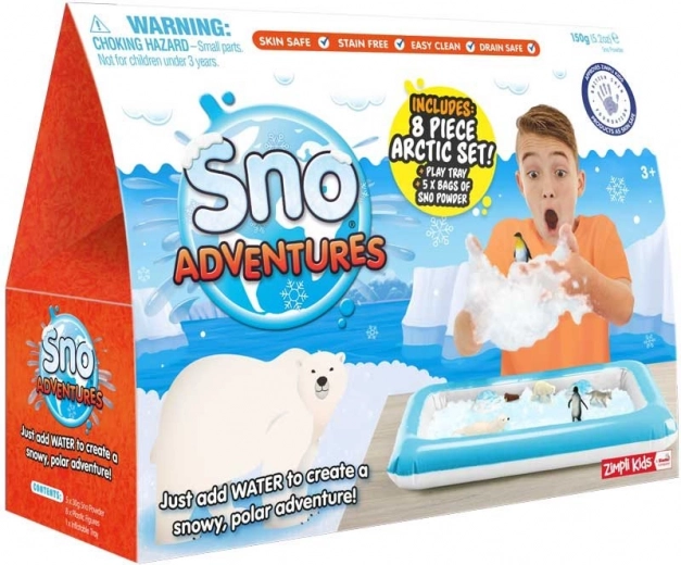 Zimpli Kids iskolde eventyr Sno Worlds Arctic Pack – sanselig snesæt