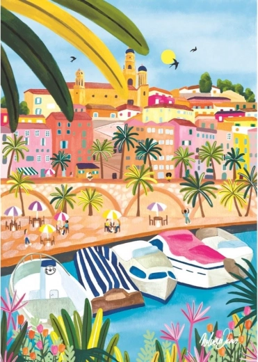 Puzzle Menton 1000 brikker MAGNOLIA