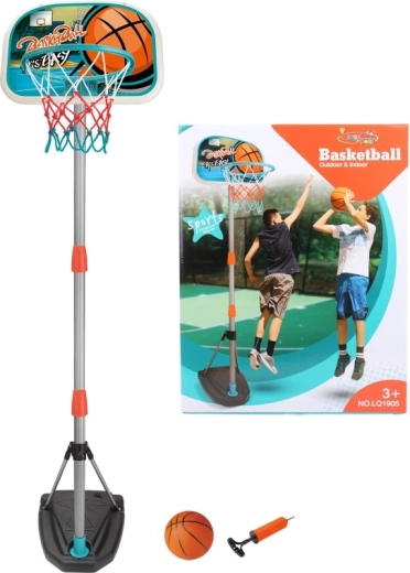 Basketballsæt med stander