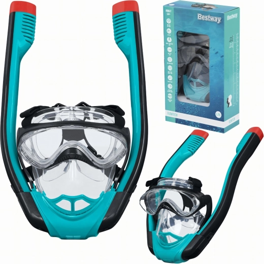 Helansigts-snorkelmaske Bestway L/XL