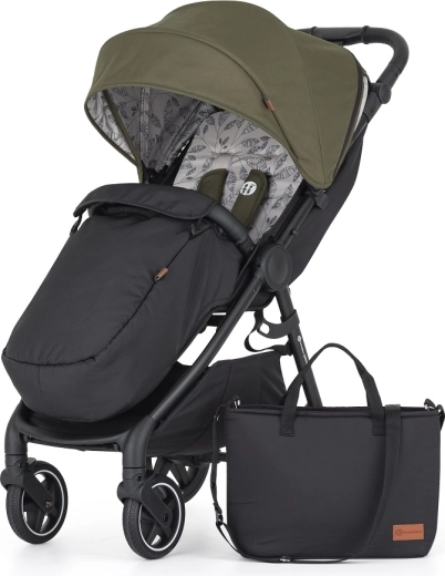 Petite&Mars sportsklapvogn Royal3 black mature olive