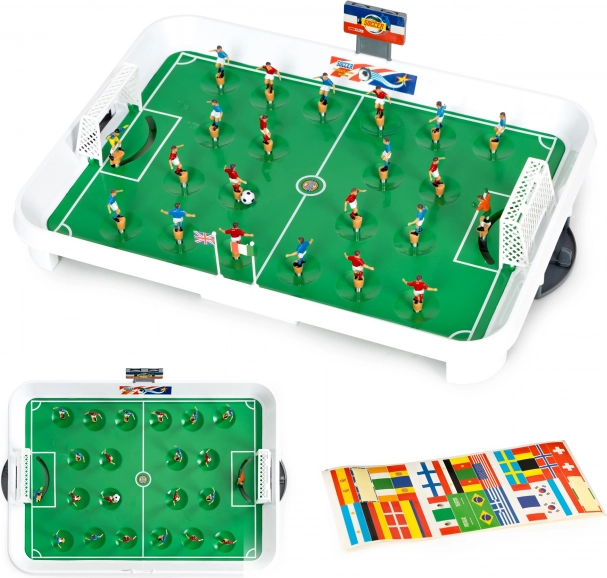Mini bordfodbold med fjedre