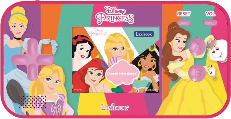 Kompakt spillekonsol Cyber Arcade Disney Prinsesser med 2,5" skærm - 150 spil