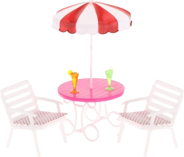 Relax-zone med parasol
