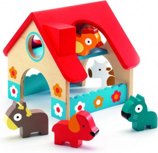 Gård med dyr Djeco