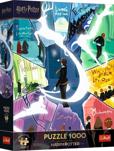 Trefl Puzzle Premium Plus Harry Potter: Magi og patronusser, 1000 brikker