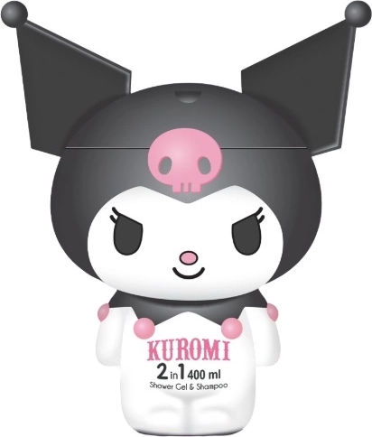 Kuromi 2-i-1 brusegel og shampoo 400 ml - 1 stk.