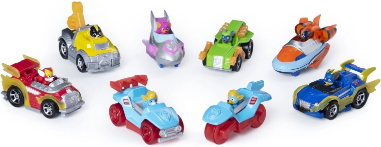 8 køretøjer med Paw Patrol-helte