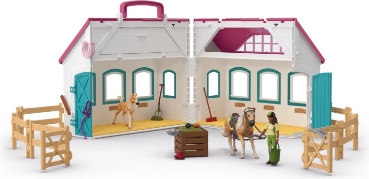 Schleich Horse Club åbningsstald ved søen Little Horseshoe