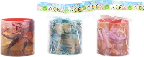 Plastikfjeder med dinosaurer