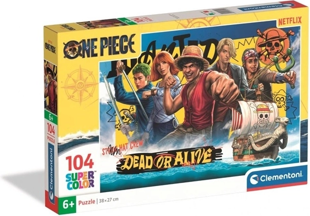 Clementoni puslespil One Piece Netflix 104 brikker Super Color
