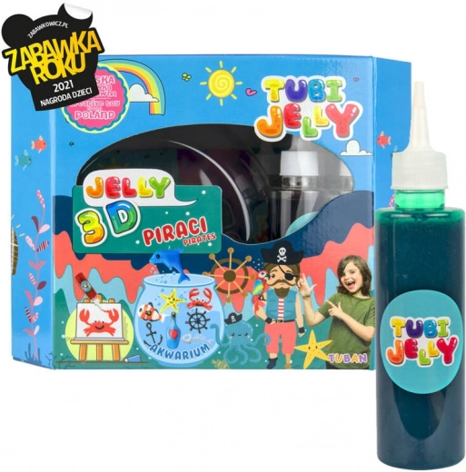 Tubi Jelly pirater 3D – stort akvarium kreativt sæt