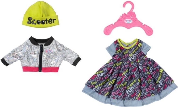 Scooter-outfit til BABY BORN-dukke 43 cm