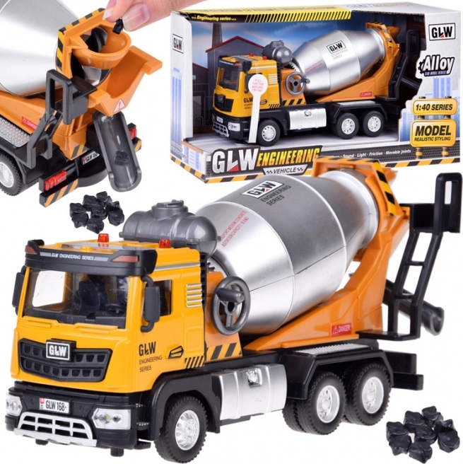 Betonblander med lyd- og lyseffekter