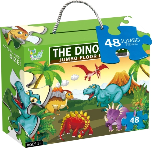 Gulv puslespil Dinosaurer maxi