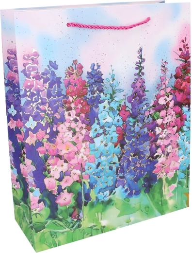 Glansfuldt blomsterdesign, der fanger opmærksomheden