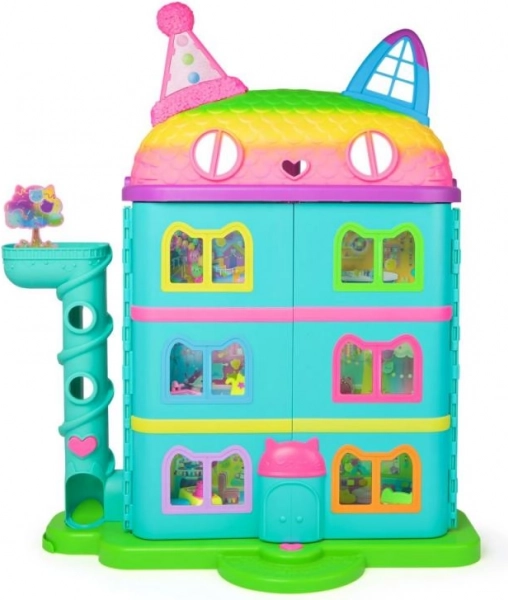 GABBY'S DOLLHOUSE party kattehus med figur