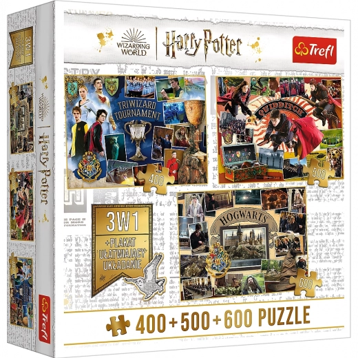 Puslespil Harry Potter Turnering 3-i-1