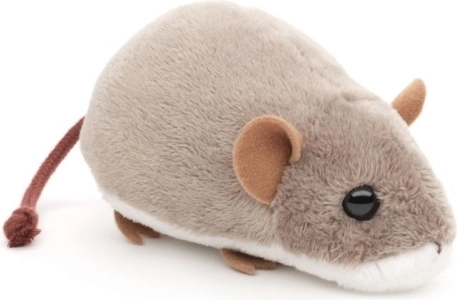 Plysbamse-mus 14 cm miljøvenlig