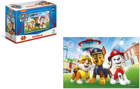 Minipuslespil Paw Patrol 35 brikker i æske