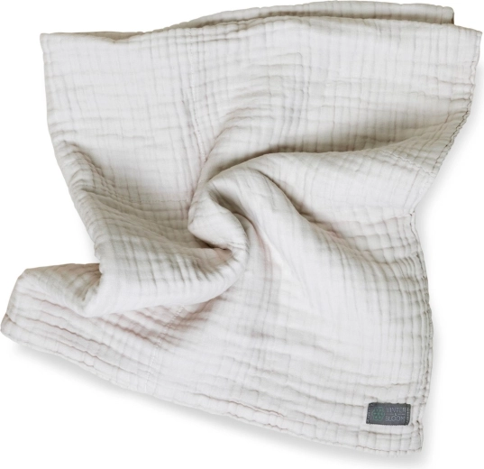 Vinter & Bloom muslintæppe Layered Organic dove grey