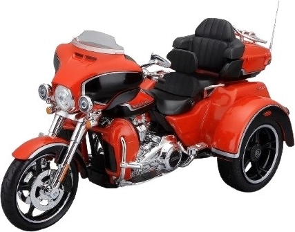 Metalmodel af motorcykel HARLEY-DAVIDSON 2021 CVO Tri Glide 1:12, orange