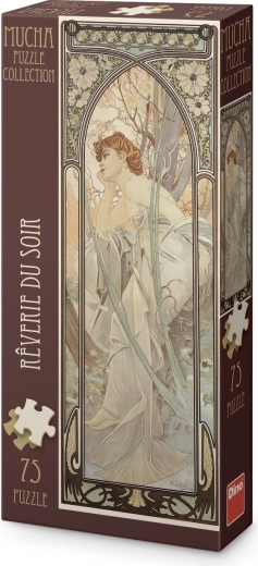 Alfons Mucha – Aftenens drøm panoramapuzzle 75 brikker